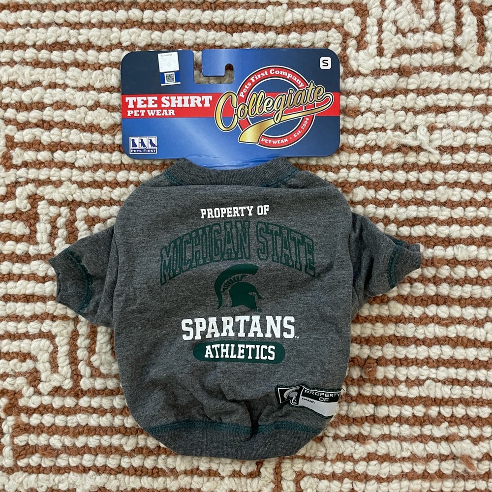 Michigan State dog t shirt
